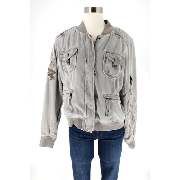 Marrakech Aria Embroidered Bomber Jacket - Picture 1 of 4